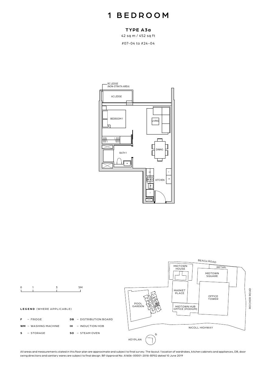1-Bedroom, Type A3a
