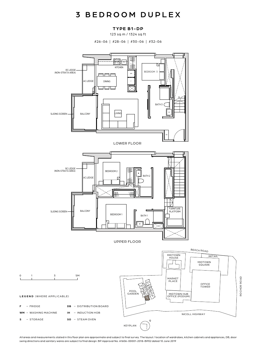 3-Bedroom Duplex, Type B1-DP