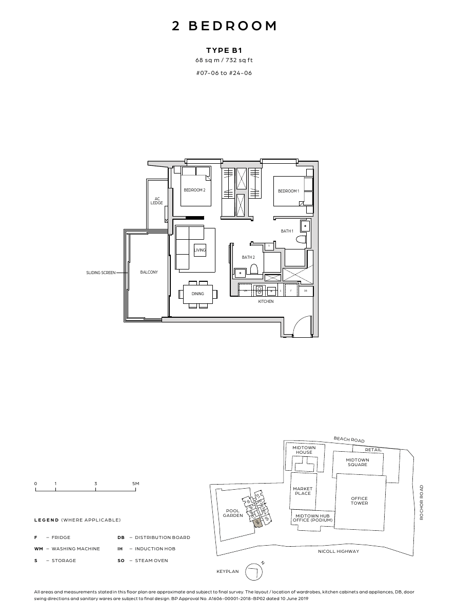 2-Bedroom, Type B1