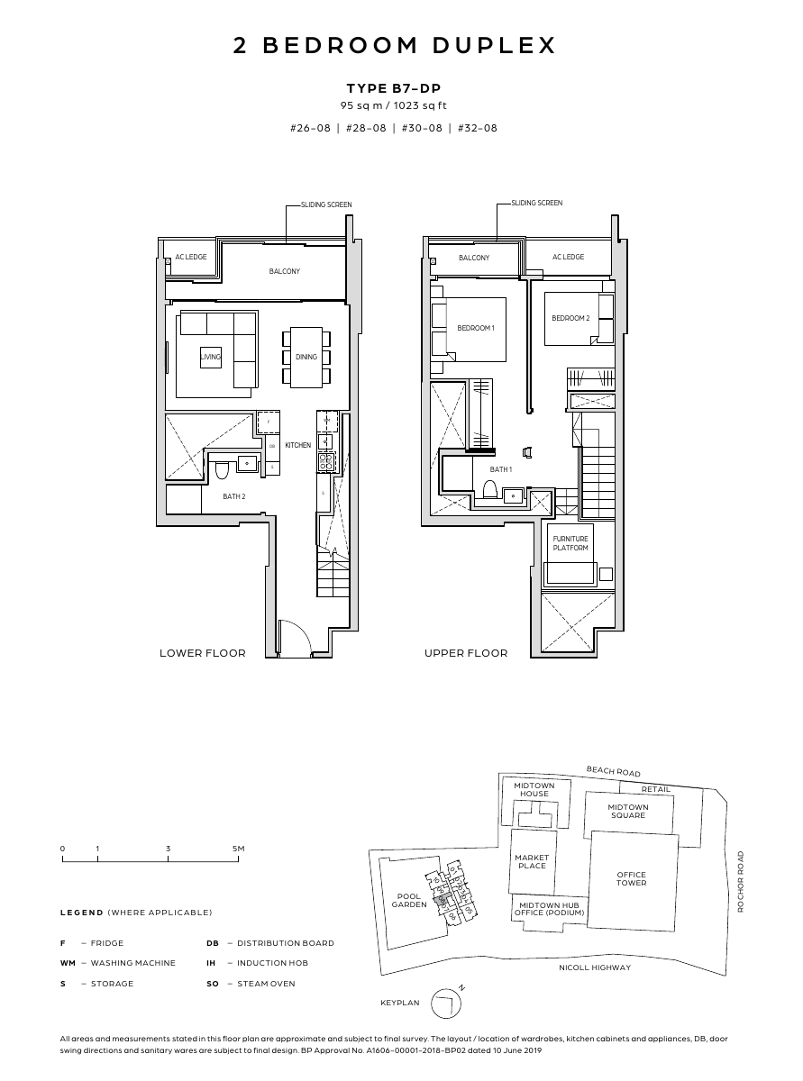 2-Bedroom Duplex, Type B7-DP