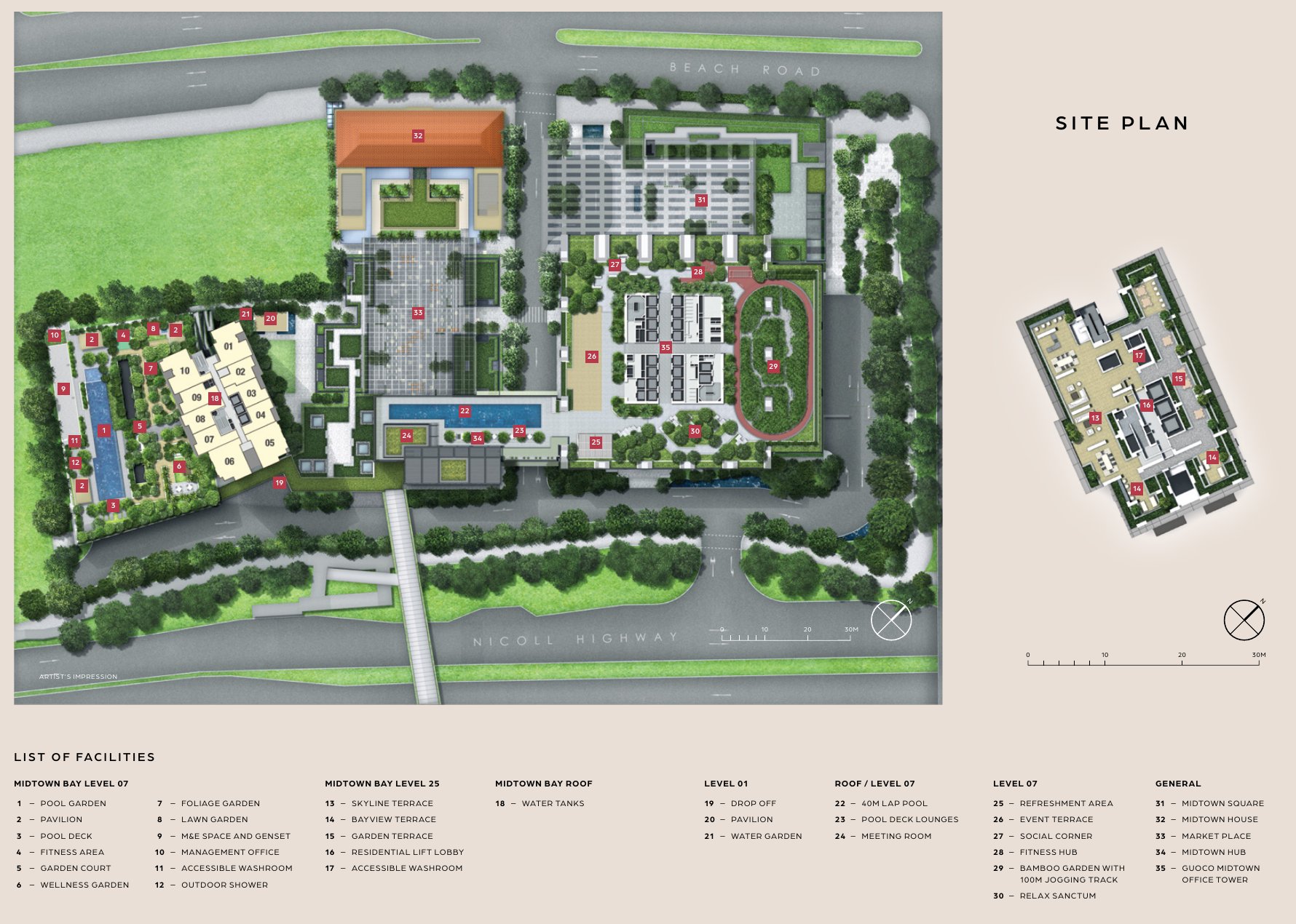 Midtown Bay site plan